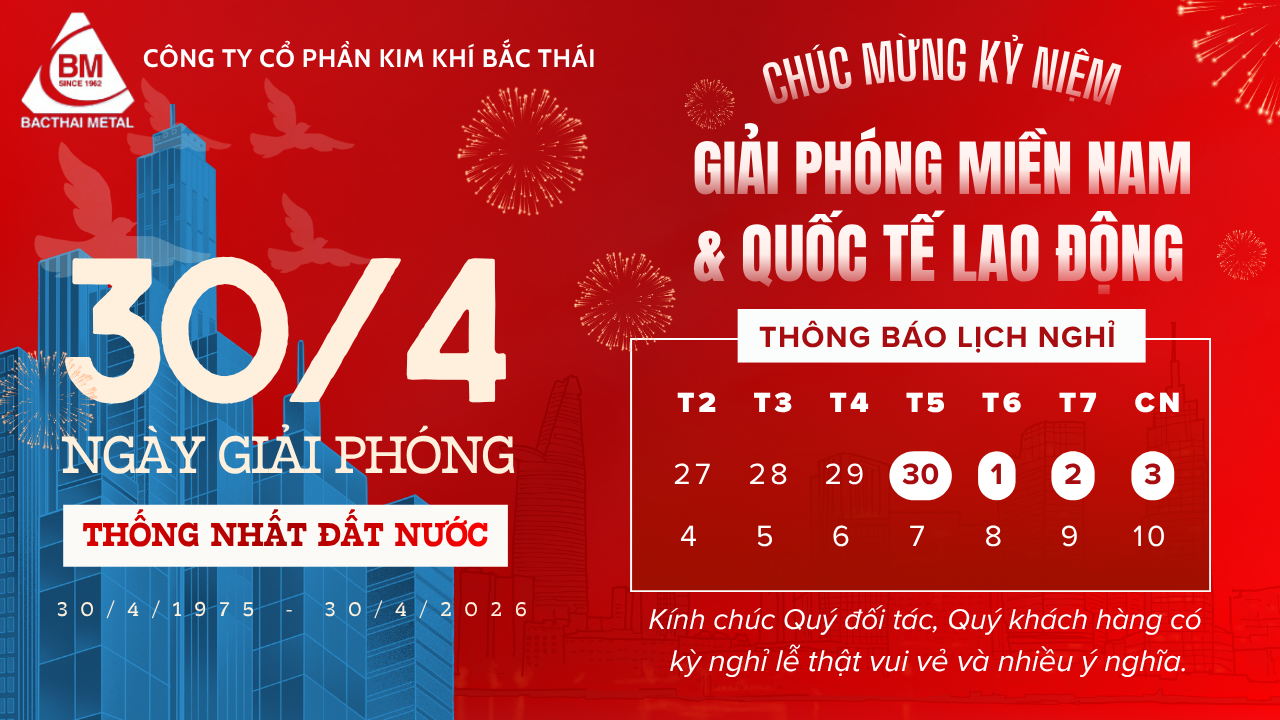 CHÀO MỪNG NGÀY GIẢI PHÓNG MIỀN NAM 30/4 VÀ QUỐC TẾ LAO ĐỘNG 1/5