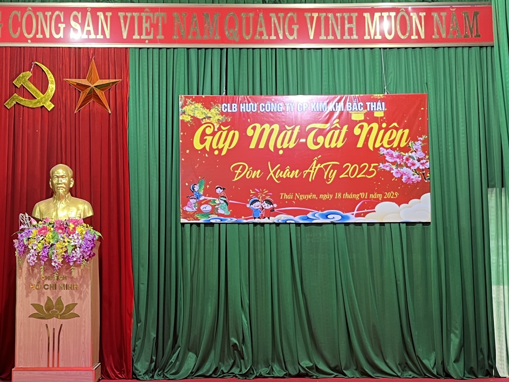 GẶP MẶT THƯỜNG NIÊN CÂU LẠC BỘ HƯU TRÍ CÔNG TY CỔ PHẦN KIM KHÍ BẮC THÁI