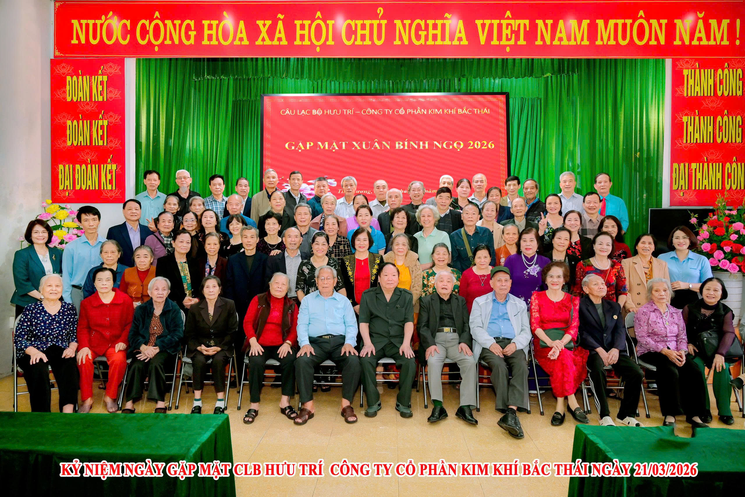 GẶP MẶT ĐẦU XUÂN CLB HƯU TRÍ CÔNG TY CP KIM KHÍ BẮC THÁI